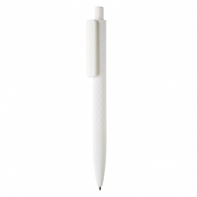 Ручка X3 Smooth Touch, белый с логотипом  заказать по выгодной цене в кибермаркете AvroraStore