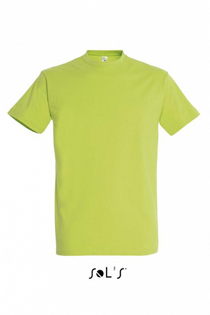 Фуфайка (футболка) IMPERIAL мужская,Зеленое яблоко L с логотипом  заказать по выгодной цене в кибермаркете AvroraStore