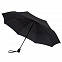 Складной зонт Gran Turismo, черный с логотипом  заказать по выгодной цене в кибермаркете AvroraStore