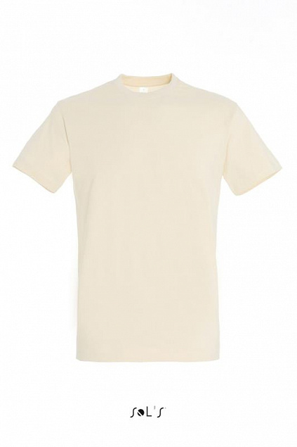Фуфайка (футболка) IMPERIAL мужская,Кремовый L с логотипом  заказать по выгодной цене в кибермаркете AvroraStore