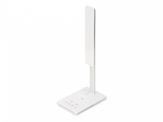 Настольная лампа с функцией беспроводной зарядки Starline, белый с логотипом  заказать по выгодной цене в кибермаркете AvroraStore