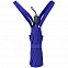 Зонт-сумка складной Stash, синий с логотипом  заказать по выгодной цене в кибермаркете AvroraStore