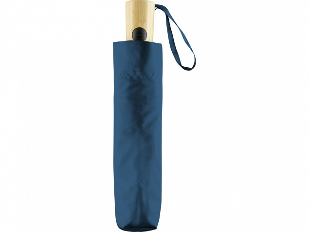 Зонт складной из бамбука «ÖkoBrella» полуавтомат с логотипом  заказать по выгодной цене в кибермаркете AvroraStore