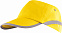 Бейсболка Makito Cap Tarea, желтая с логотипом  заказать по выгодной цене в кибермаркете AvroraStore