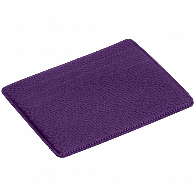 Чехол для карточек Devon, фиолетовый с логотипом  заказать по выгодной цене в кибермаркете AvroraStore