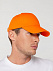 Бейсболка Convention, оранжевая с логотипом  заказать по выгодной цене в кибермаркете AvroraStore
