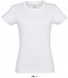 Фуфайка (футболка) IMPERIAL женская,Белый L с логотипом  заказать по выгодной цене в кибермаркете AvroraStore
