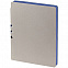 Ежедневник Flexpen, недатированный, серебристо-синий с логотипом  заказать по выгодной цене в кибермаркете AvroraStore