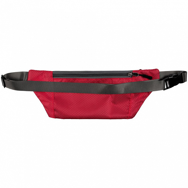 Спортивная поясная сумка Run for Fun, красная с логотипом  заказать по выгодной цене в кибермаркете AvroraStore