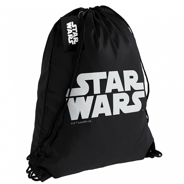 Рюкзак Star Wars, черный с логотипом  заказать по выгодной цене в кибермаркете AvroraStore