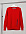 Свитшот унисекс Kosmos 2.0, красный с логотипом  заказать по выгодной цене в кибермаркете AvroraStore