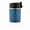 Компактная вакуумная кружка Bogota с керамическим покрытием, синий с логотипом  заказать по выгодной цене в кибермаркете AvroraStore