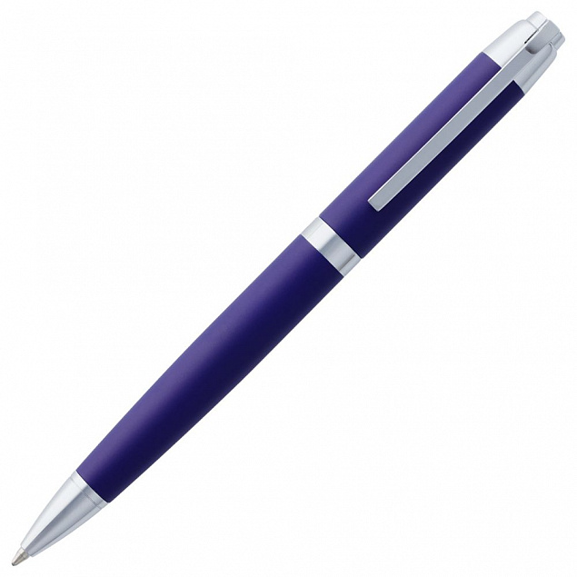 Ручка шариковая Razzo Chrome, синяя с логотипом  заказать по выгодной цене в кибермаркете AvroraStore