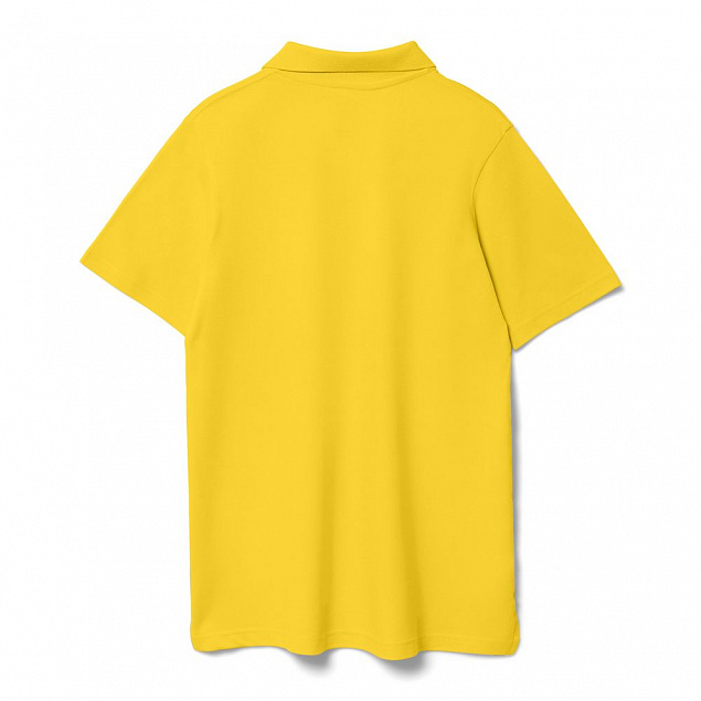 Рубашка поло Virma light, желтая с логотипом  заказать по выгодной цене в кибермаркете AvroraStore