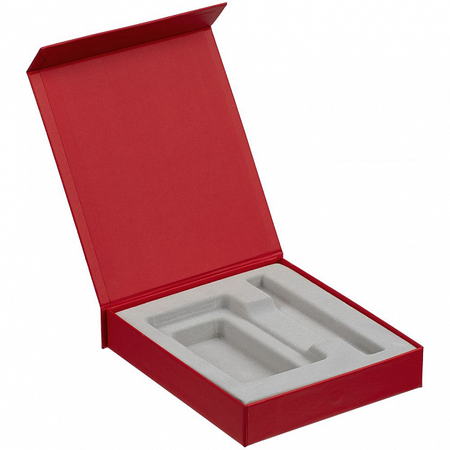 Коробка Latern для аккумулятора 5000 мАч и ручки, красная с логотипом  заказать по выгодной цене в кибермаркете AvroraStore