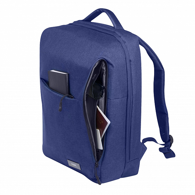 Рюкзак для ноутбука Portobello, Conveza, 422х325х120 мм, синий/серый с логотипом  заказать по выгодной цене в кибермаркете AvroraStore