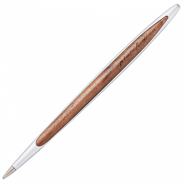 Вечная ручка Cambiano Aluminum Walnut с логотипом  заказать по выгодной цене в кибермаркете AvroraStore