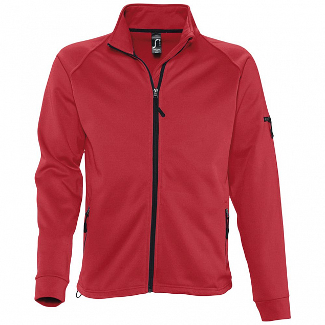 Куртка флисовая мужская New look men 250, красная с логотипом  заказать по выгодной цене в кибермаркете AvroraStore