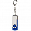 Флешка Twist, синяя, 8 Гб с логотипом  заказать по выгодной цене в кибермаркете AvroraStore