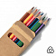 Набор цветных карандашей двухцветных MERIDIAN, 6шт./12 цветов с логотипом  заказать по выгодной цене в кибермаркете AvroraStore