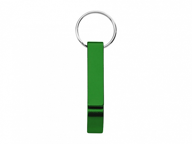 Брелок-открывалка Tao, зеленый с логотипом  заказать по выгодной цене в кибермаркете AvroraStore