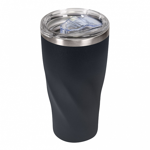 Термокружка вакуумная Portobello, Twist, 600 ml, черная с логотипом  заказать по выгодной цене в кибермаркете AvroraStore