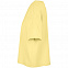 Футболка оверсайз женская Boxy Women, светло-желтая с логотипом  заказать по выгодной цене в кибермаркете AvroraStore