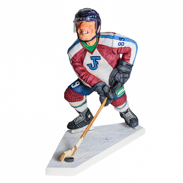 Скульптура "Хоккеист" с логотипом  заказать по выгодной цене в кибермаркете AvroraStore