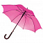 Зонт-трость Unit Standard, фуксия с логотипом  заказать по выгодной цене в кибермаркете AvroraStore