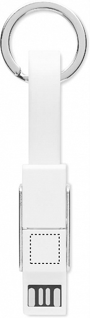 ключ с кабелем 4 в 1 с логотипом  заказать по выгодной цене в кибермаркете AvroraStore