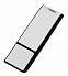 Флешка Blade, черная с белым, 8 Гб с логотипом  заказать по выгодной цене в кибермаркете AvroraStore