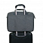 Сумка для ноутбука Migliores, серый/серый с логотипом  заказать по выгодной цене в кибермаркете AvroraStore