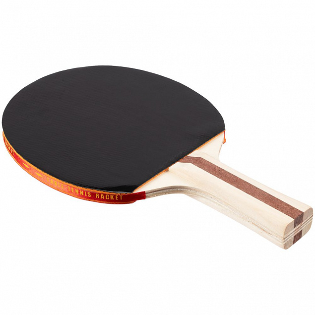 Набор для настольного тенниса High Scorer, черно-красный с логотипом  заказать по выгодной цене в кибермаркете AvroraStore