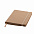 Ежедневник недатированный Shady, А5,  бежевый, кремовый блок, светло-коричневый обрез с логотипом  заказать по выгодной цене в кибермаркете AvroraStore