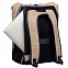 Рюкзак coolStuff Plus, бежевый c темно-синим с логотипом  заказать по выгодной цене в кибермаркете AvroraStore
