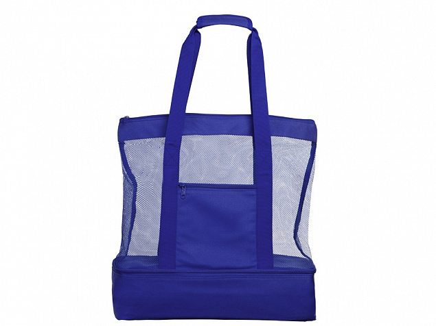 Пляжная сумка «Coolmesh» с изотермическим отделением с логотипом  заказать по выгодной цене в кибермаркете AvroraStore