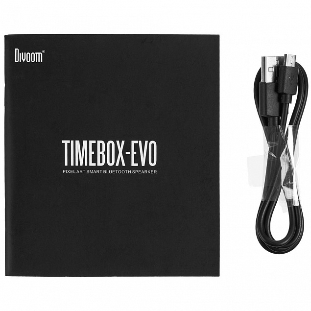 Беспроводная колонка с пиксельным дисплеем Timebox-Evo с логотипом  заказать по выгодной цене в кибермаркете AvroraStore