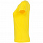 Футболка женская MISS 150, желтая с логотипом  заказать по выгодной цене в кибермаркете AvroraStore