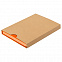 Ежедневник недатированный Softie, А5, оранжевый, блок в клетку, оранжевый обрез с логотипом  заказать по выгодной цене в кибермаркете AvroraStore