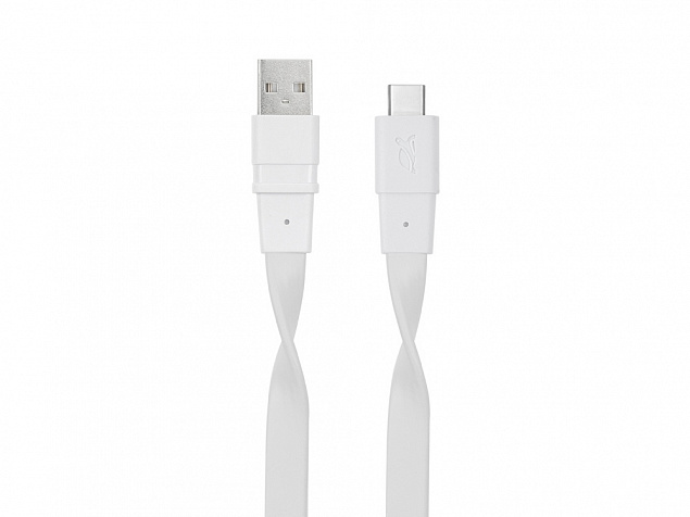 Кабель USB Type C 3.0 – Type A 1,2 м с логотипом  заказать по выгодной цене в кибермаркете AvroraStore