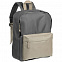 Рюкзак Sensa, серый с бежевым с логотипом  заказать по выгодной цене в кибермаркете AvroraStore