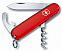 Армейский нож Waiter 84, красный с логотипом  заказать по выгодной цене в кибермаркете AvroraStore