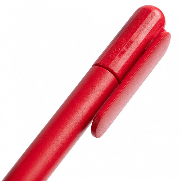 Ручка шариковая Prodir DS6S TMM, красная с логотипом  заказать по выгодной цене в кибермаркете AvroraStore