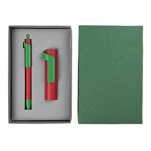 Набор подарочный FORTE SET FANTASY: универсальное зарядное устройство(3000мАh) и ручка с логотипом  заказать по выгодной цене в кибермаркете AvroraStore