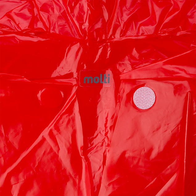 Дождевик-плащ BrightWay, красный с логотипом  заказать по выгодной цене в кибермаркете AvroraStore