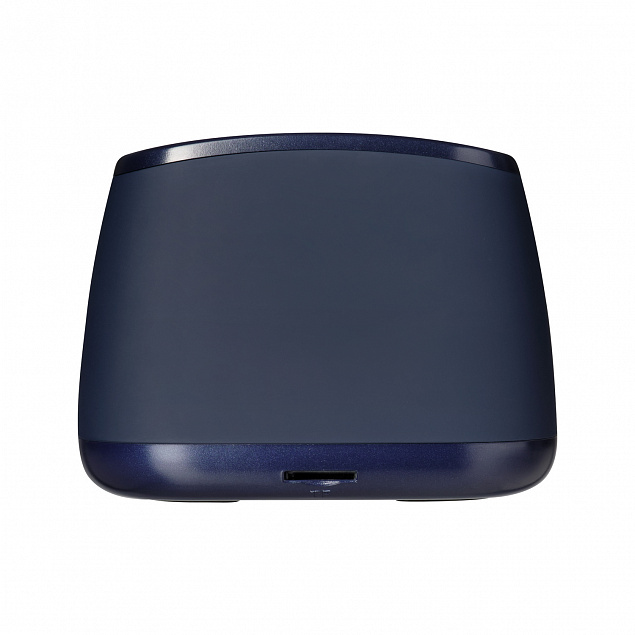 Беспроводная колонка с подсветкой Glow 75dB 1200 mAh, синяя (вход Micro-USB) с логотипом  заказать по выгодной цене в кибермаркете AvroraStore