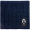 Плед Grasse, синий с логотипом  заказать по выгодной цене в кибермаркете AvroraStore