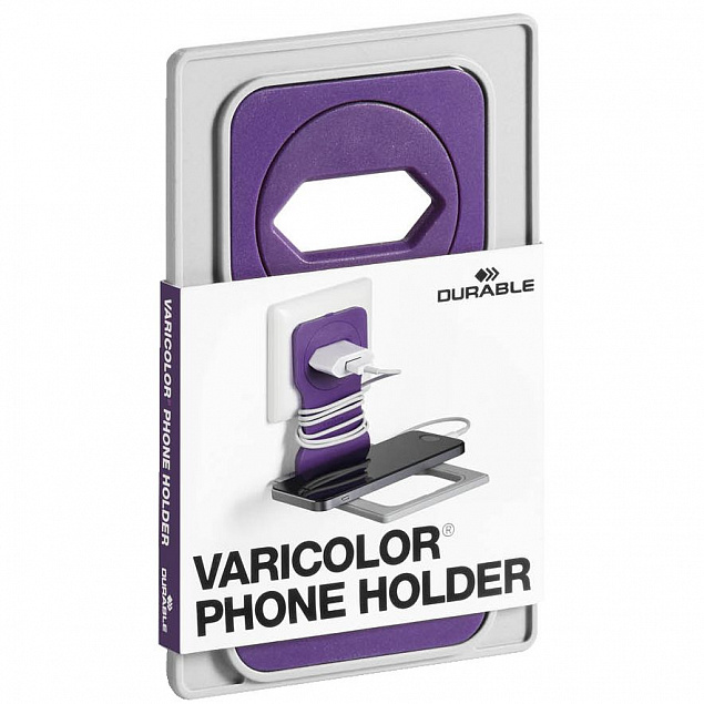 Держатель для зарядки телефона Varicolor Phone Holder, розовый с логотипом  заказать по выгодной цене в кибермаркете AvroraStore