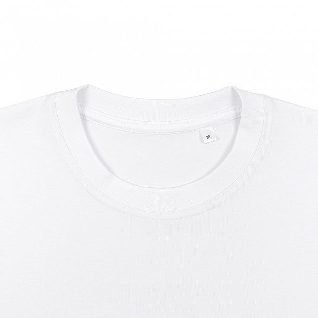 Футболка мужская T-bolka Stretch, белая с логотипом  заказать по выгодной цене в кибермаркете AvroraStore
