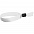 Несъемный браслет Seccur, белый с логотипом  заказать по выгодной цене в кибермаркете AvroraStore